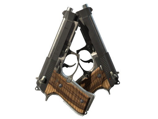 StatTrak™ Dual Berettas | Black Limba