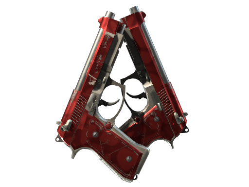 StatTrak™ Dual Berettas | Hemoglobin
