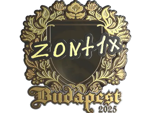 Sticker | zont1x (Gold) | Budapest 2025