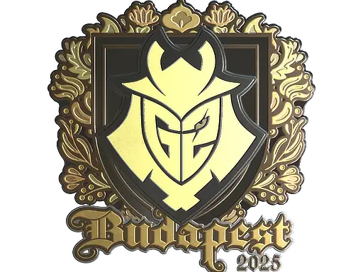 Sticker | G2 esports (Gold) | Budapest 2025
