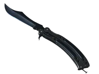 ★ StatTrak™ Butterfly Knife | Blue Steel