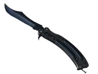 ★ StatTrak™ Butterfly Knife | Blue Steel
