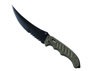 ★ StatTrak™ Flip Knife | Blue Steel