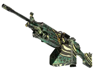 StatTrak™ M249 | Emerald Poison Dart