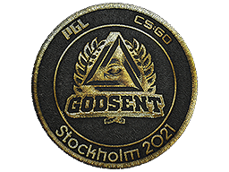 Patch | GODSENT (Gold) | Stockholm 2021
