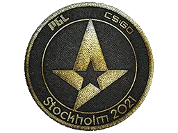 Patch | Astralis (Gold) | Stockholm 2021