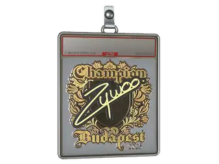 Sticker Slab | ZywOo (Gold, Champion) | Budapest 2025