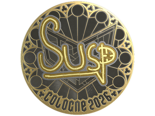 Sticker | susp (Gold) | Cologne 2026