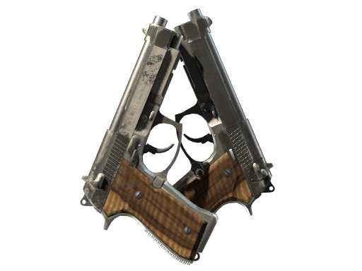 StatTrak™ Dual Berettas | Black Limba