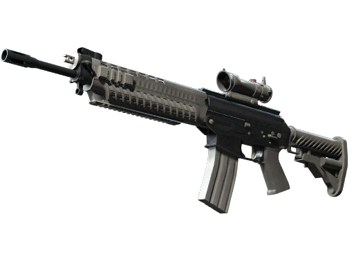 Souvenir SG 553 | Damascus Steel