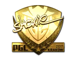 Sticker | shox (Gold) | Krakow 2017