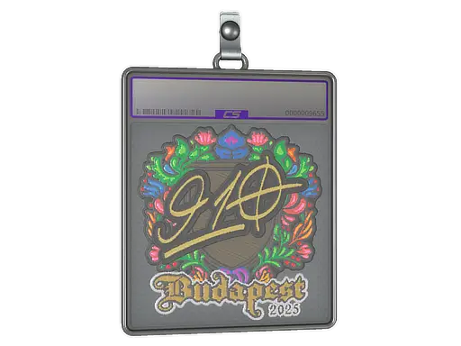 Sticker Slab | 910 (Embroidered) | Budapest 2025