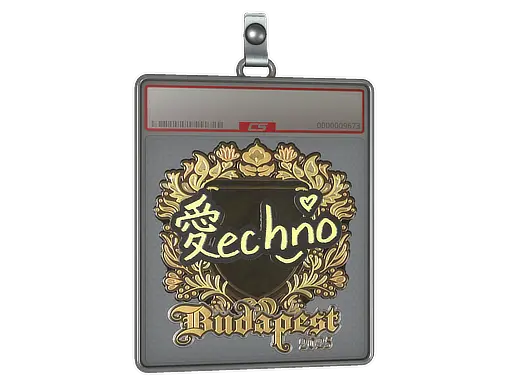 Sticker Slab | Techno4K (Gold) | Budapest 2025