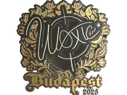 Sticker | woxic (Gold) | Budapest 2025