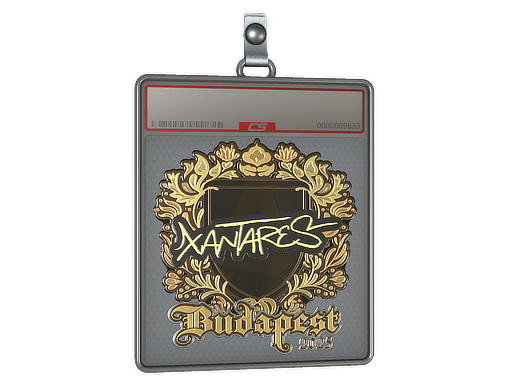 Sticker Slab | XANTARES (Gold) | Budapest 2025