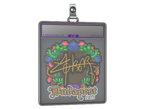 Sticker Slab | z4KR (Embroidered) | Budapest 2025