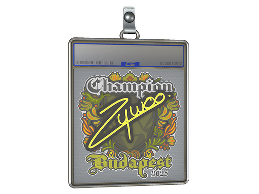 Sticker Slab | ZywOo (Champion) | Budapest 2025