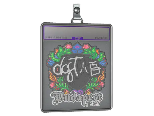 Sticker Slab | dgt (Embroidered) | Budapest 2025