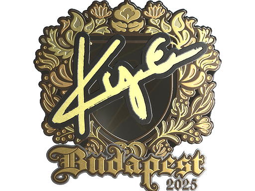Sticker | kye (Gold) | Budapest 2025