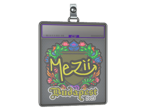 Sticker Slab | mezii (Embroidered) | Budapest 2025