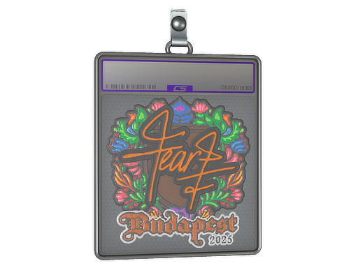 Sticker Slab | fEAR (Embroidered) | Budapest 2025