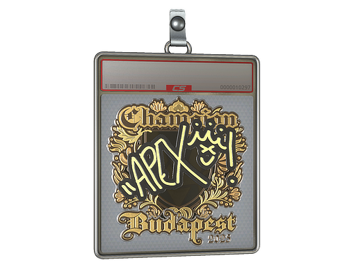 Sticker Slab | apEX (Gold, Champion) | Budapest 2025