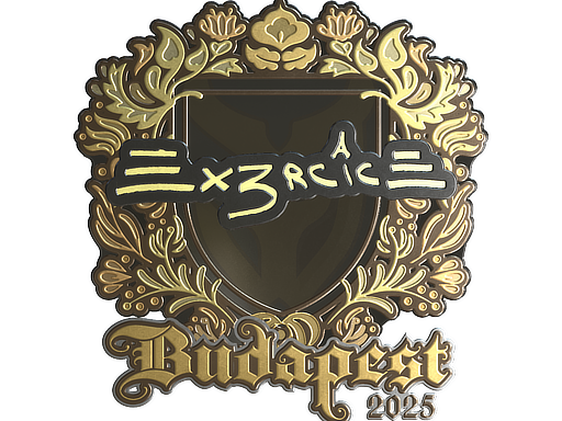 Sticker | Ex3rcice (Gold) | Budapest 2025