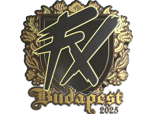 Sticker | Fluxo (Gold) | Budapest 2025