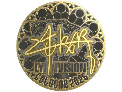 Sticker | z4KR (Gold) | Cologne 2026