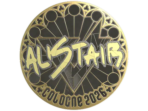 Sticker | aliStair (Gold) | Cologne 2026