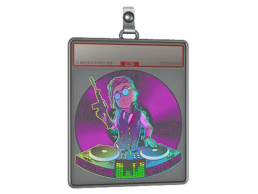 Sticker Slab | DJ Safecracker (Lenticular)