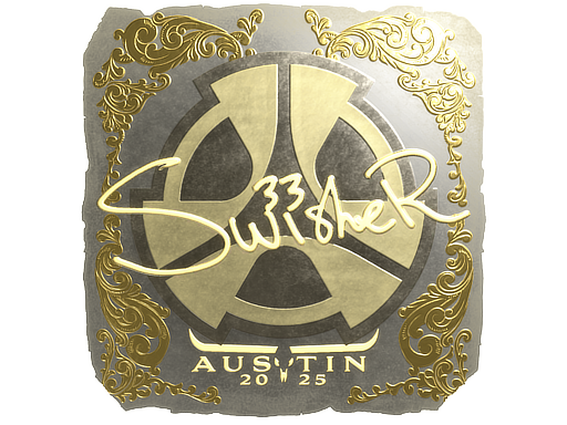 Sticker | Swisher (Gold) | Austin 2025