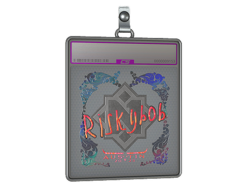 Sticker Slab | riskyb0b (Holo) | Austin 2025