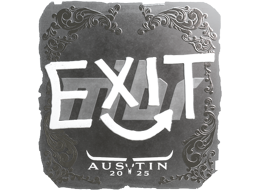 Sticker | exit (Foil) | Austin 2025