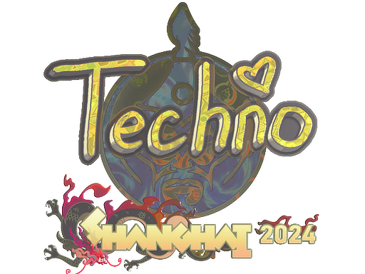 Sticker | Techno4K (Holo) | Shanghai 2024