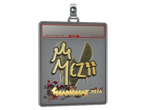 Sticker Slab | mezii (Gold) | Shanghai 2024