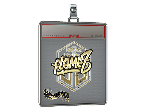 Sticker Slab | FlameZ (Gold) | Paris 2023