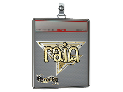 Sticker Slab | rain (Gold) | Paris 2023