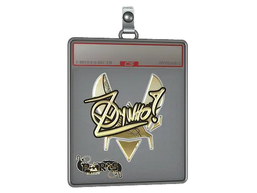 Sticker Slab | ZywOo (Gold) | Paris 2023