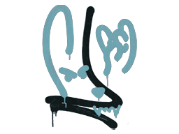 Sealed Graffiti | Recoil M4A4 (Wire Blue)