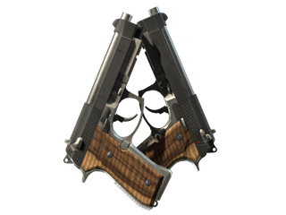 StatTrak™ Dual Berettas | Black Limba