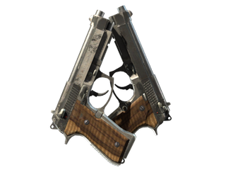 StatTrak™ Dual Berettas | Black Limba