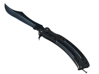 ★ StatTrak™ Butterfly Knife | Blue Steel