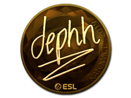 Sticker | dephh (Gold) | Katowice 2019