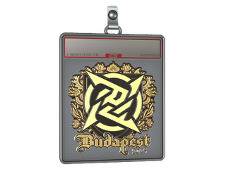 Sticker Slab | Ninjas in Pyjamas (Gold) | Budapest 2025