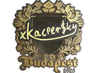 Sticker | xKacpersky (Gold) | Budapest 2025