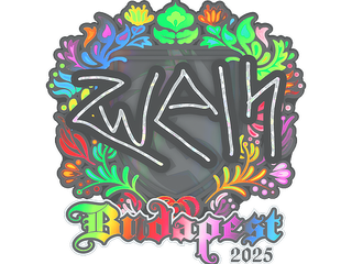 Sticker | zweih (Holo) | Budapest 2025