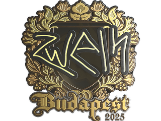 Sticker | zweih (Gold) | Budapest 2025