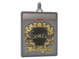 Sticker Slab | Sonic (Gold) | Budapest 2025