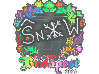 Sticker | snow (Holo) | Budapest 2025